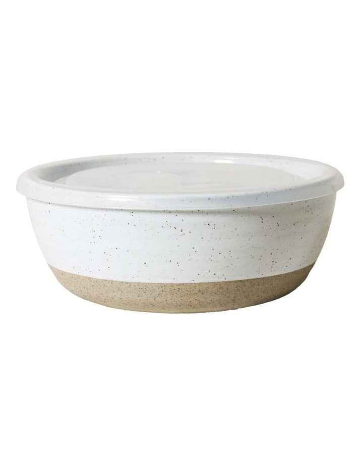 Natural Home Food Container with Lid 1L i White