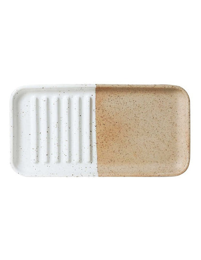 Natural Home Wash Up Kitchen Tray 20x10.5x1.5cm in White