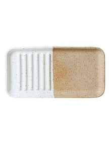 Natural Home Wash Up Kitchen Tray 20x10.5x1.5cm in White