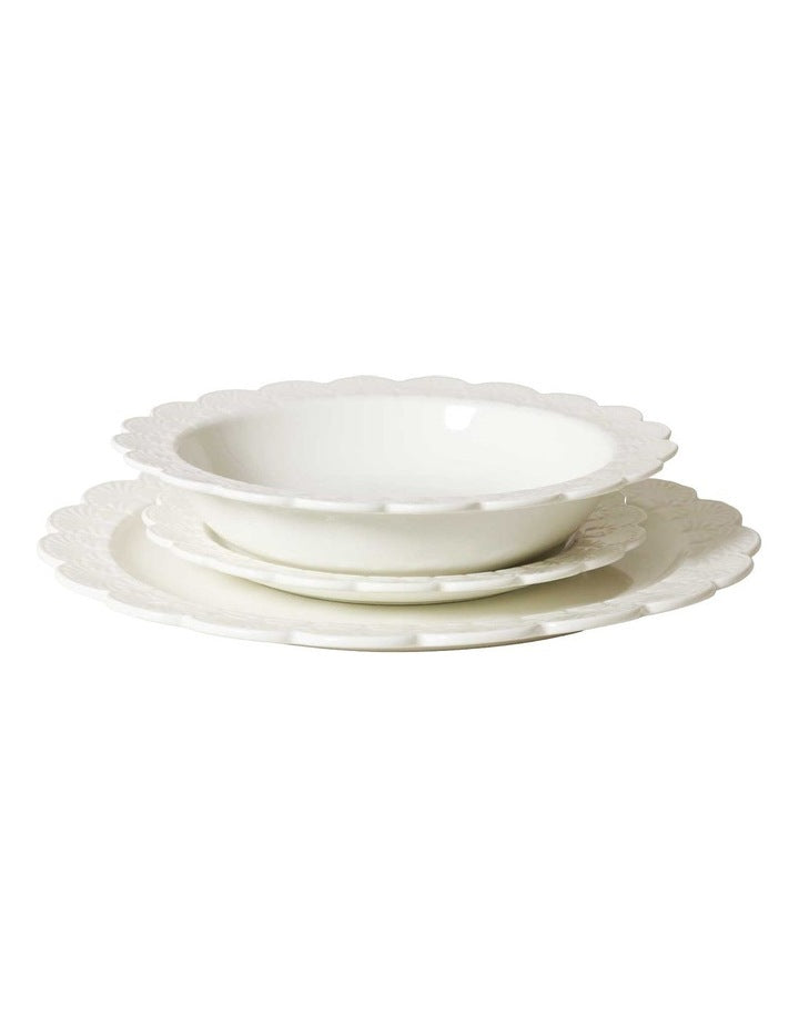Heirloom Dinner Set 12 Piece in White
