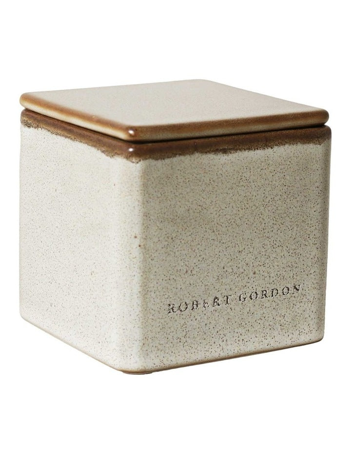 Earth Single Wicked Candle 9x9x9cm in Cinnamon