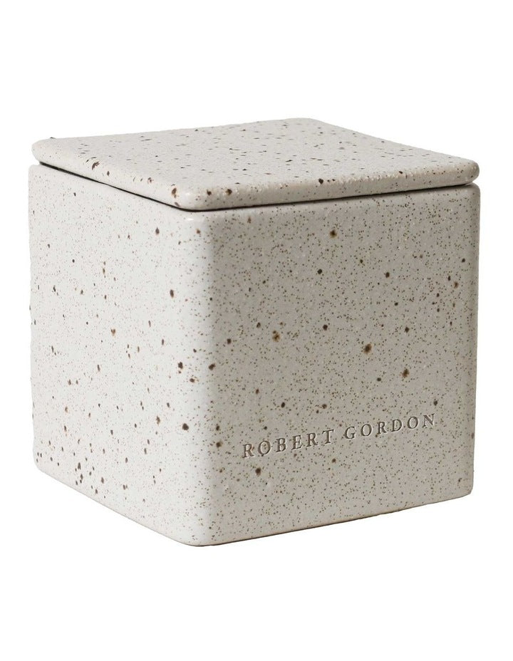 Earth Single Wicked Candle 9x9x9cm in Eucalyptus