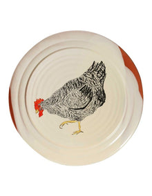 Emogen's Chickens Mabel Platter 20cm in Multi