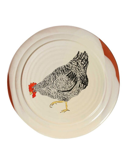 Emogen's Chickens Mabel Platter 20cm in Multi