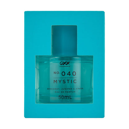 OXX Fragrance No. 040 Mystic Eau De Parfum 50ml - Bergamot, Juniper and Amber
