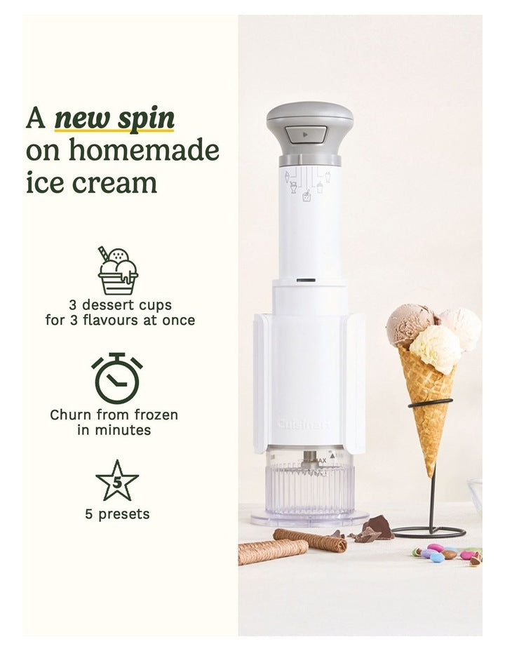 Freeze Wand Ice Cream Maker ICE-FD10 in White
