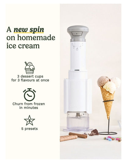 Freeze Wand Ice Cream Maker ICE-FD10 in White