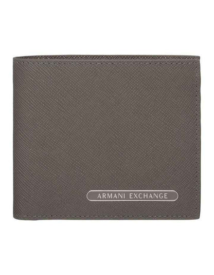 Textured Bifold Wallet - Dark Grey