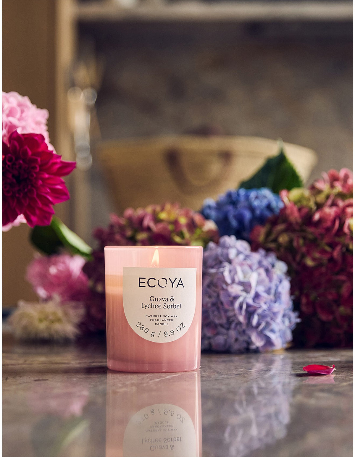 Guava & Lychee Sorbet Metro Candle 280g