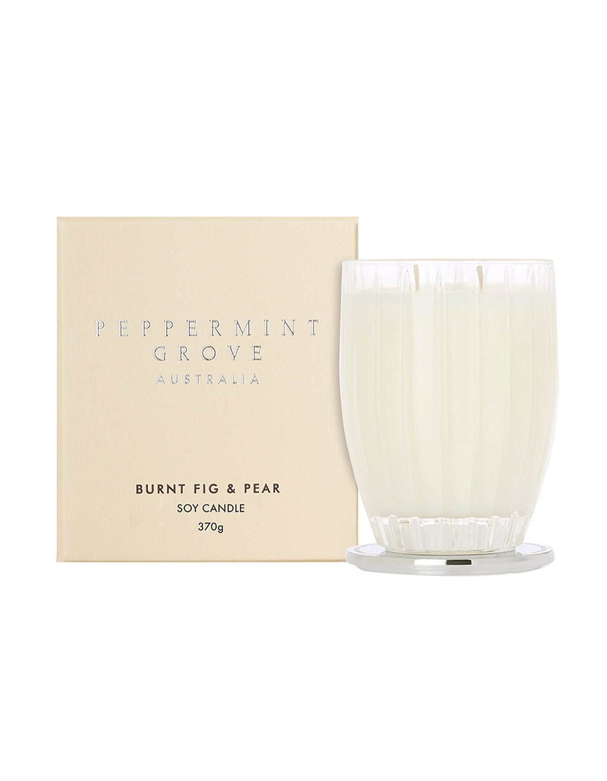 Burnt Fig & Pear Large Soy Candle 370g