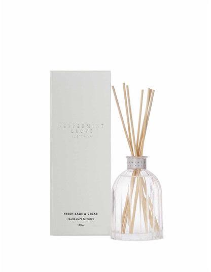 Fresh Sage & Cedar Mini Fragrance Diffuser 100ml