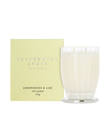 Lemongrass & Lime Large Soy Candle 370g