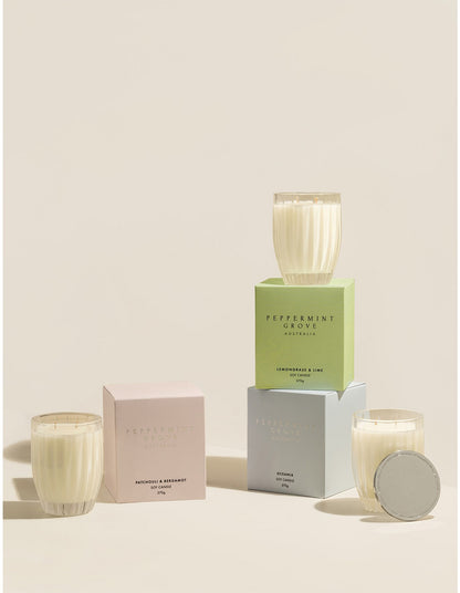 Lemongrass & Lime Large Soy Candle 370g