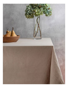 Oxford Tablecloth 150x230cm in Flax