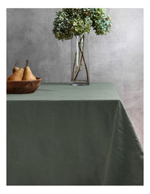 Oxford Tablecloth 150x230cm in Moss