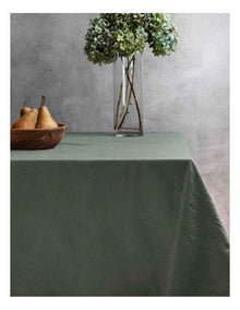 Oxford Tablecloth 150x230cm in Moss