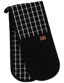 Hemingway Double Oven Mitt in Black