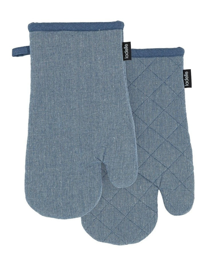 Eco Recycled Oven Mitt 2 Pack in Blue