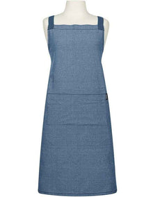 Eco Recycled Apron in Blue