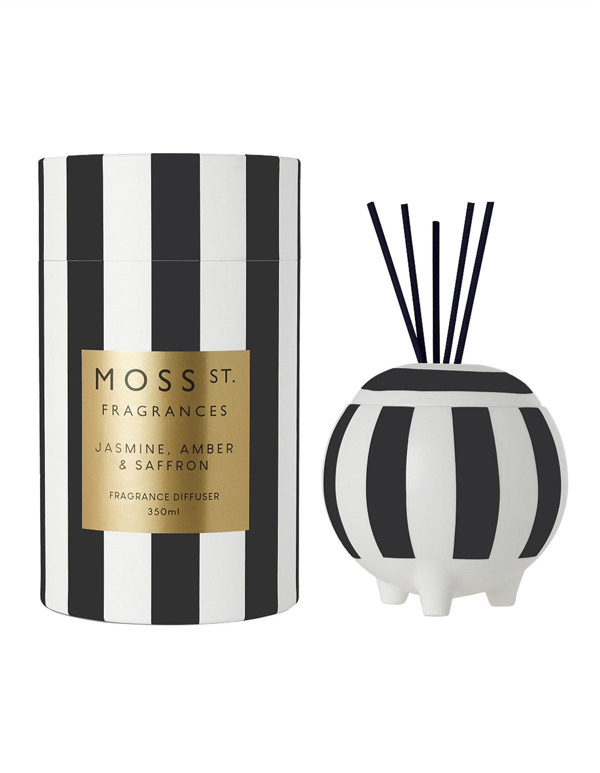 Jasmine, Amber & Saffron Large Ceramic Diffuser 350ml