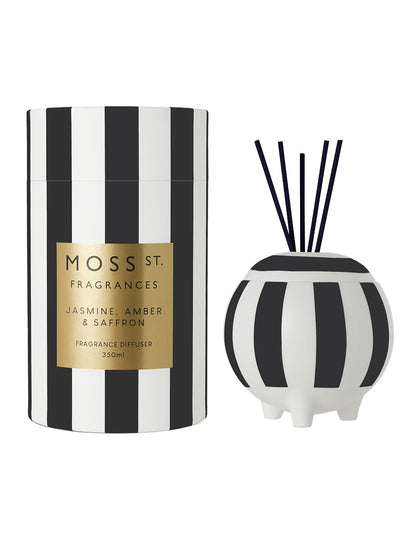 Jasmine, Amber & Saffron Large Ceramic Diffuser 350ml