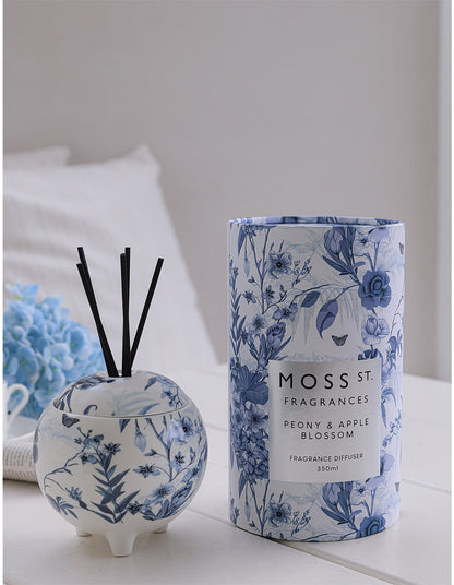 Peony & Apple Blossom Large Ceramic Diffuser 350ml