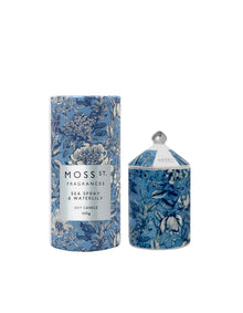 Sea Spray & Waterlily Mini Ceramic Candle 100g