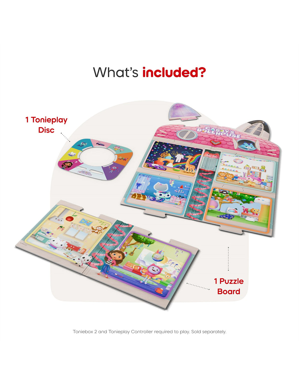 tonies Tonieplay® Gabby's Dollhouse: Gabby's Cat-tastic Scavenger Hunt