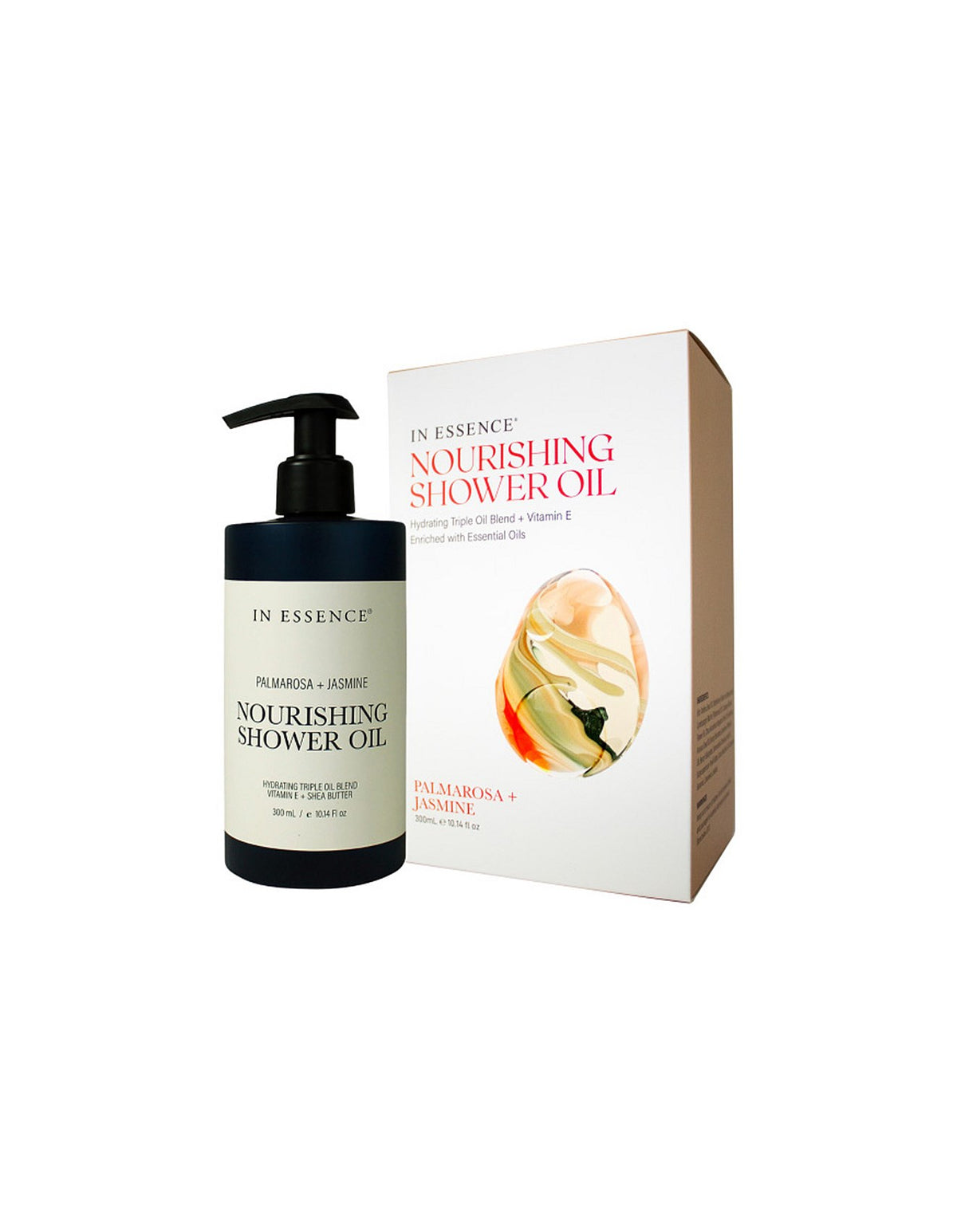 Palmarosa + Jasmine Nourishing Shower Oil 300ml