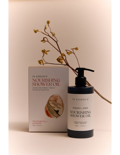 Palmarosa + Jasmine Nourishing Shower Oil 300ml