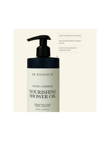Vetiver + Cedarwood Nourishing Shower Oil 300ml
