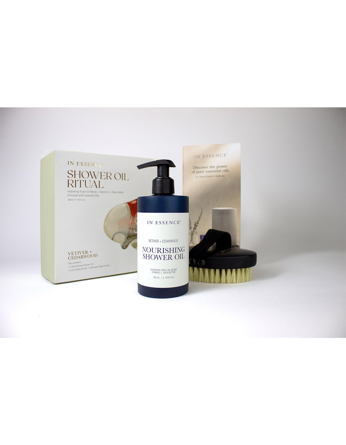 Vetiver + Cedarwood Nourishing Shower Oil Ritual 300ml