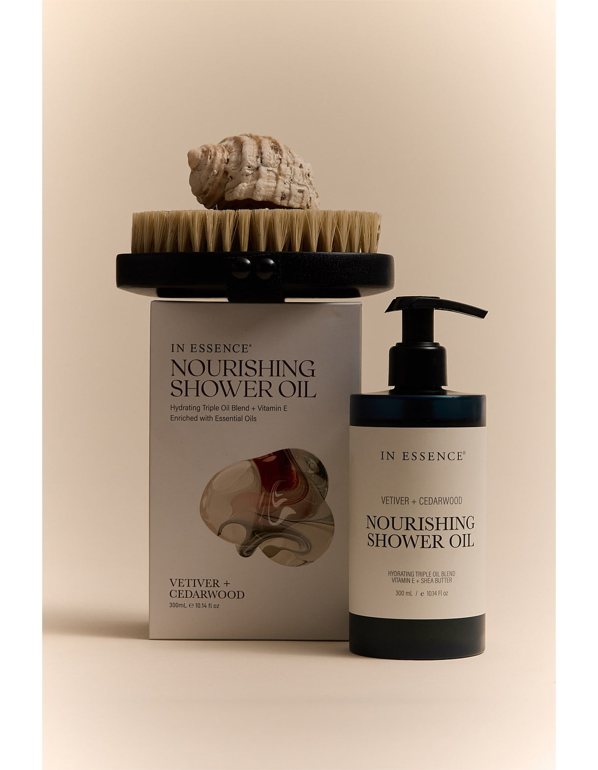 Vetiver + Cedarwood Nourishing Shower Oil Ritual 300ml