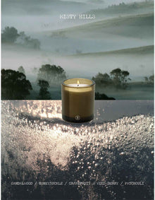 Misty Hills 200g Soy Wax Scented Candle Green