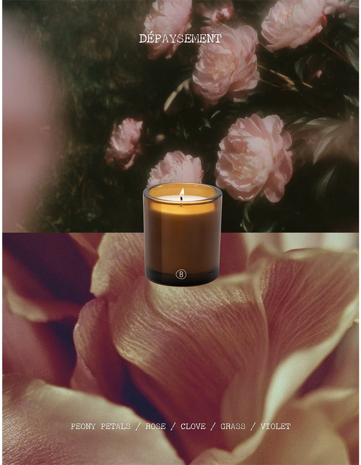 Dépaysement 200g Soy Wax Scented Candle Amber