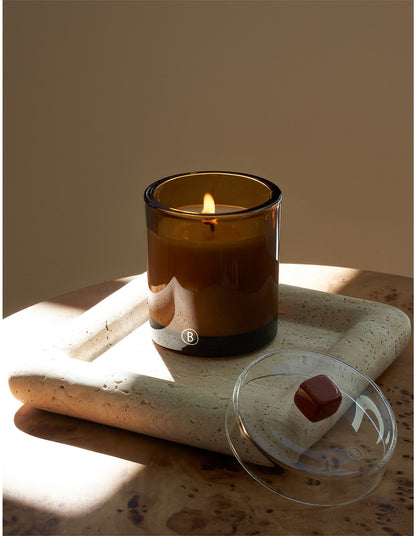 Clary Sage 200g Soy Wax Scented Candle Amber Glass