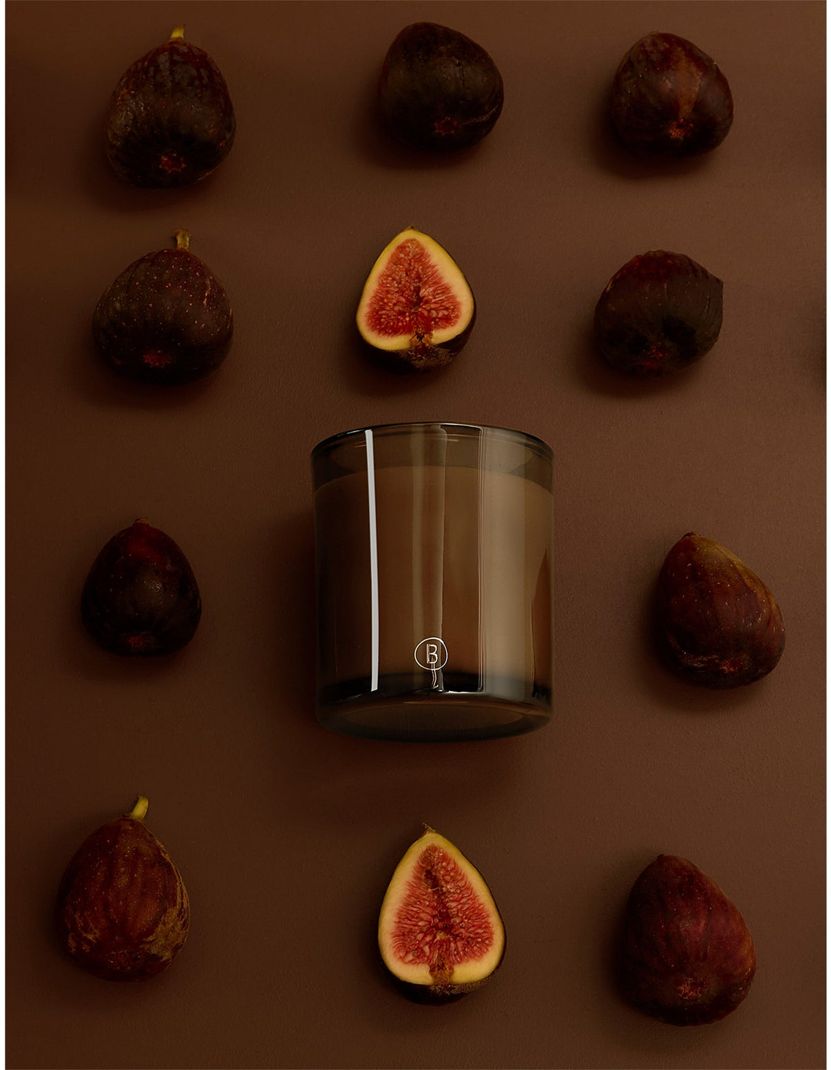 Vetiver & Fig 300g Soy Wax Scented Candle Amber Glass