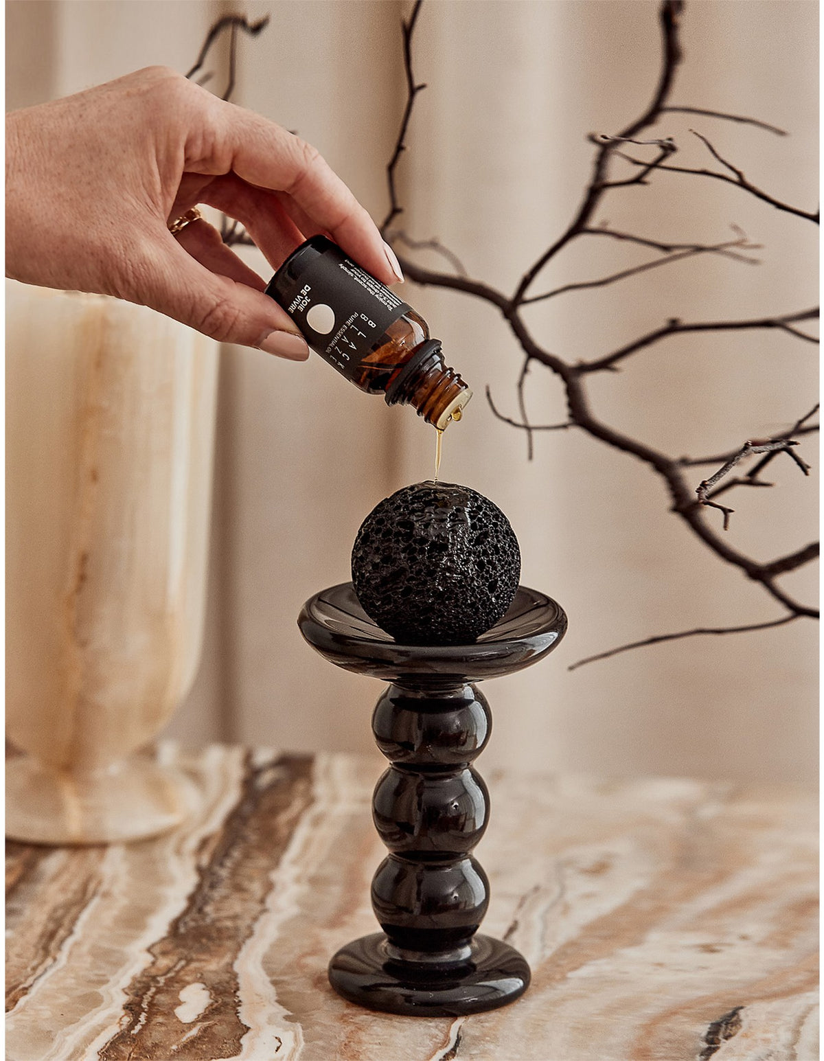 Halo Lava Rock Diffuser Vetiver & Fig 15ml