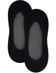 No Sweat Footlet Socks 2 Pack in Black
