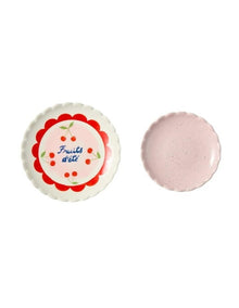 Wonderland SO2 Fruit Dete Trinket Dish  in Red