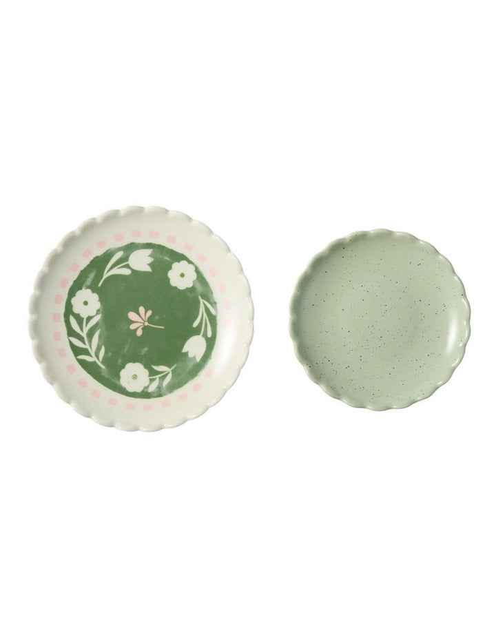 Wonderland Belle Fleur Trinket Dish Set of 2 in Multi