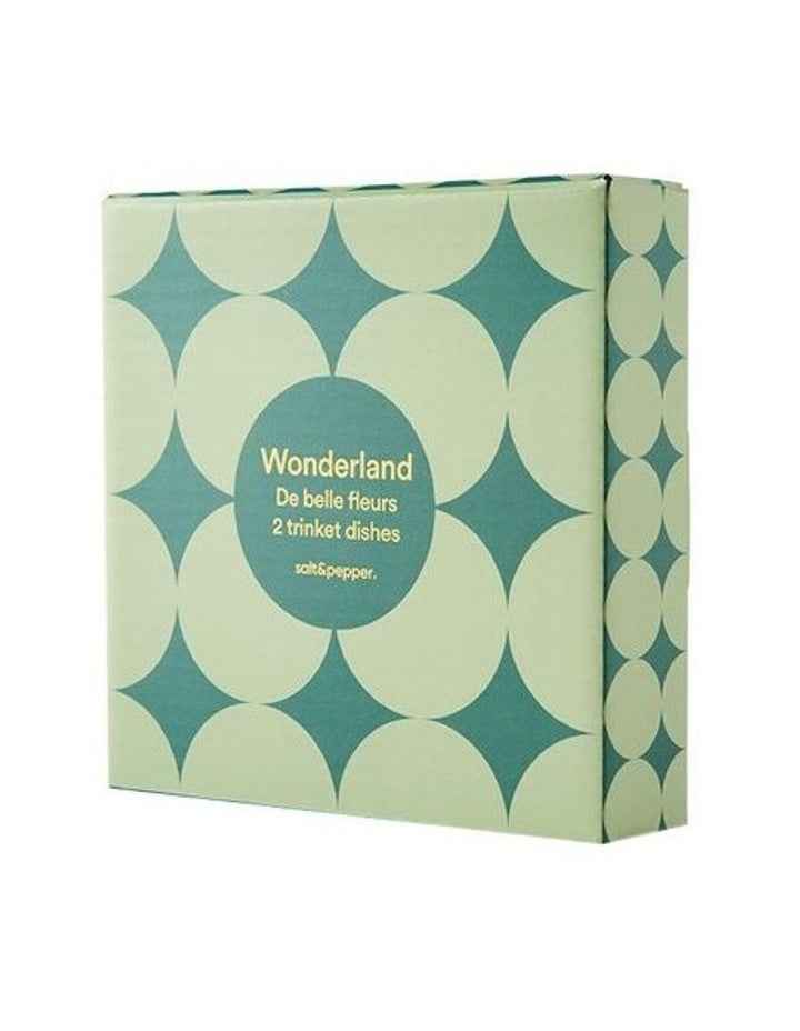 Wonderland Belle Fleur Trinket Dish Set of 2 in Multi