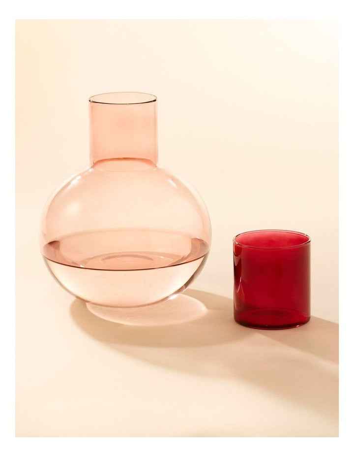 Wonderland Carafe W Glass Set Cherry
