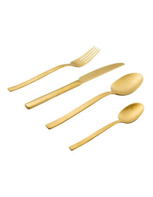 Monaco 16pc Cutlery Set Gold