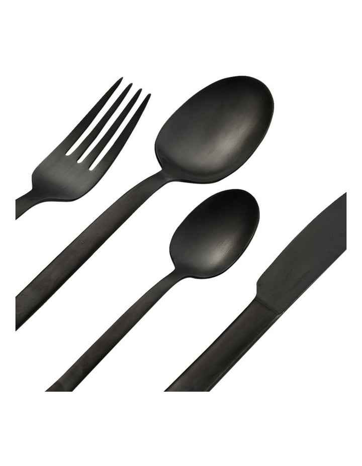 Monaco Cutlery Set of 16 Piece in Black