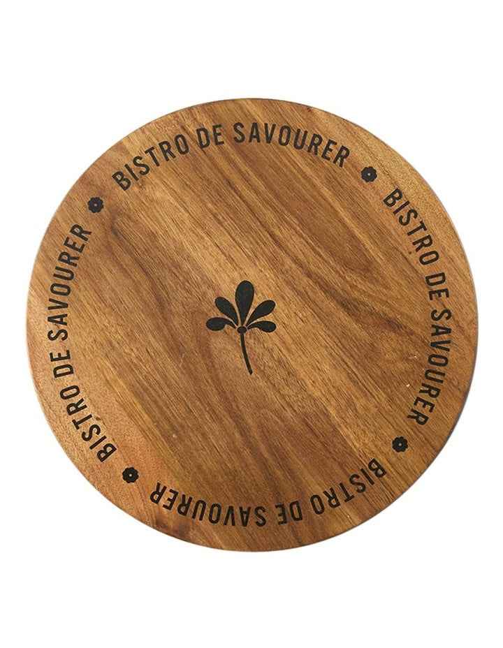 Bistro Round Board 28cm in Brown