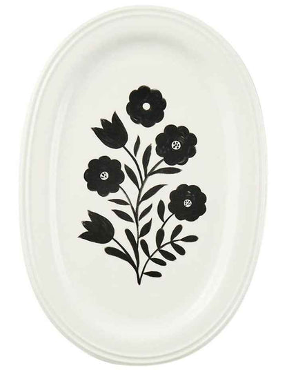 Bistro Oval Platter 32x22cm in White