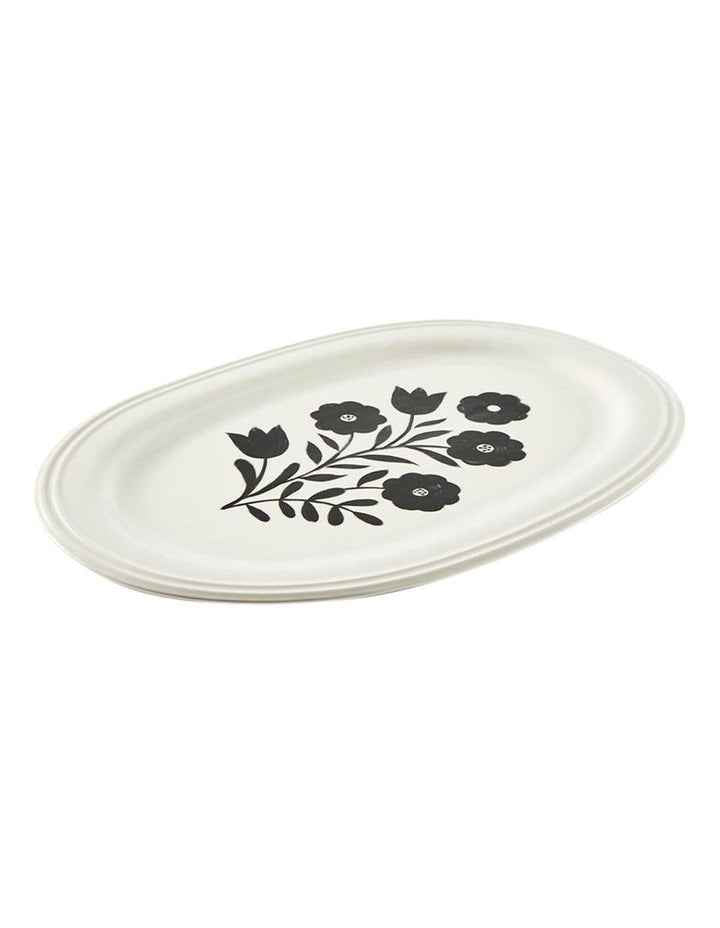 Bistro Oval Platter 32x22cm in White