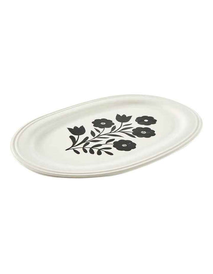 Bistro Oval Platter 32x22cm in White