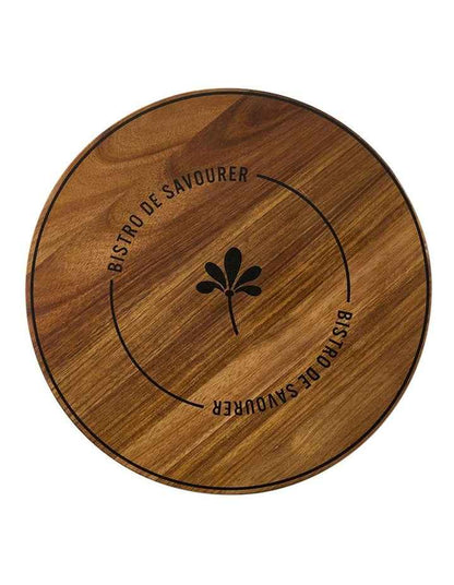 Bistro Lazy Susan 35cm in Brown